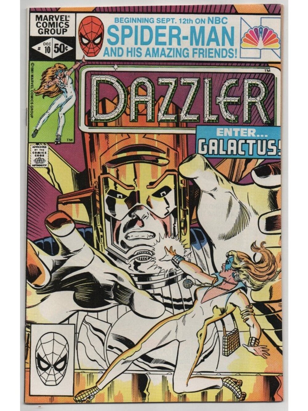 Dazzler 10 Marvel Comics 1981 FN/VF 7.0 Galactus Bronze Age